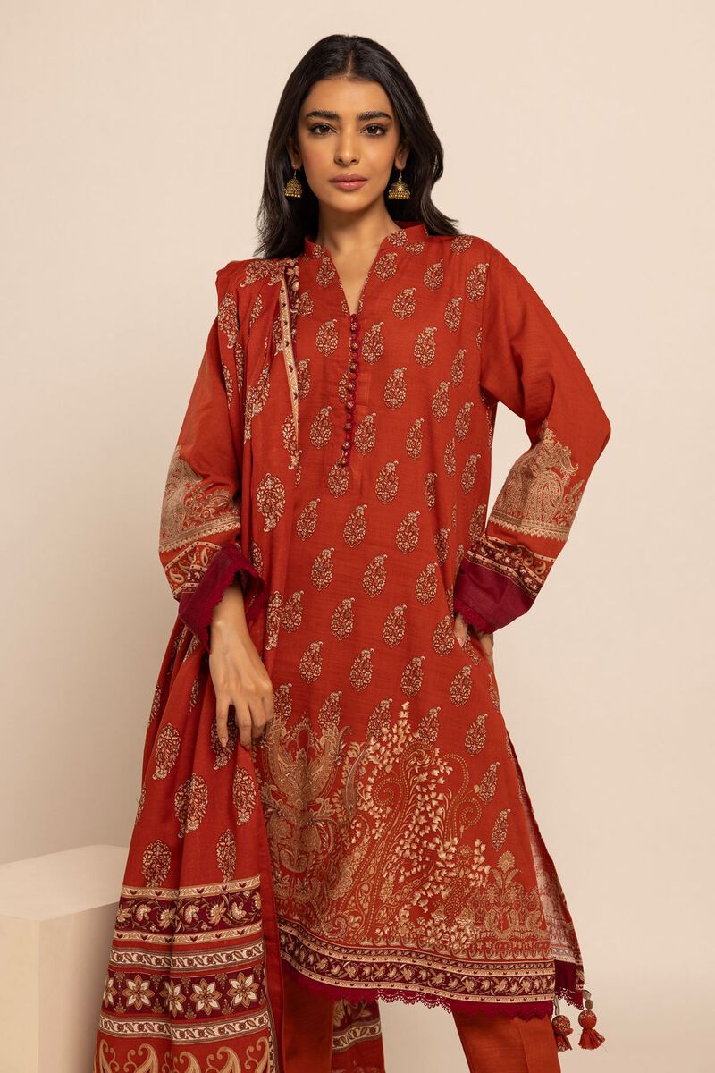 Embroidered | Light Khaddar | Fabrics 3 Piece | null