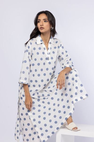 Dyed | Poly Broshia Jacquard | Kurta | AED 100.00
