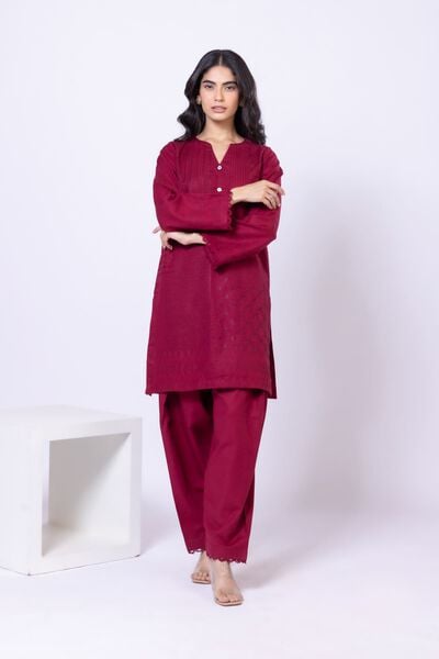 Dyed | Khaddar | Pants | AED 60.00