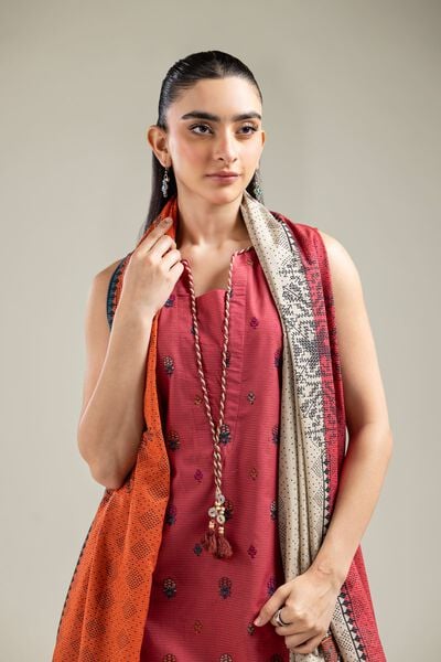 Embroidered | Mesuri | Sleeveless Longline Kurta | AED 180.00