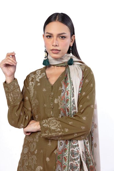 Dyed | Jacquard | Fabrics 3 Piece | AED 180.00