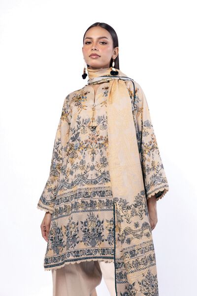 Printed | Jacquard | Tailored 3 Piece | AED 280.00