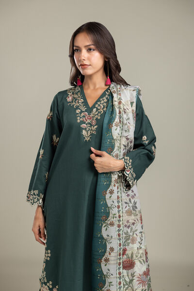 Embroidered | Textured Cotton | Kurta | AED 230.00