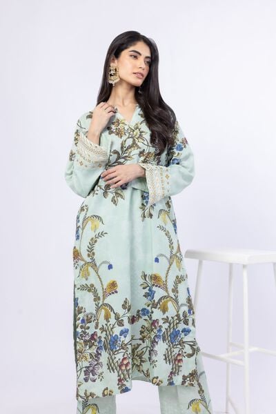 Embroidered | Russian Raw Silk | Kurta | AED 80.00