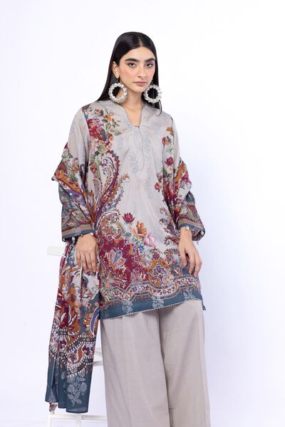 Printed | Jacquard | Fabrics 3 Piece | AED 180.00