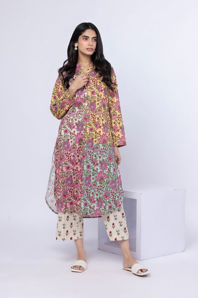 Printed | Ripple Crinkle | Kurta | AED 100.00