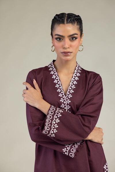Embroidered | Cotton Dobby | Cotton Dobby Kurta | AED 180.00