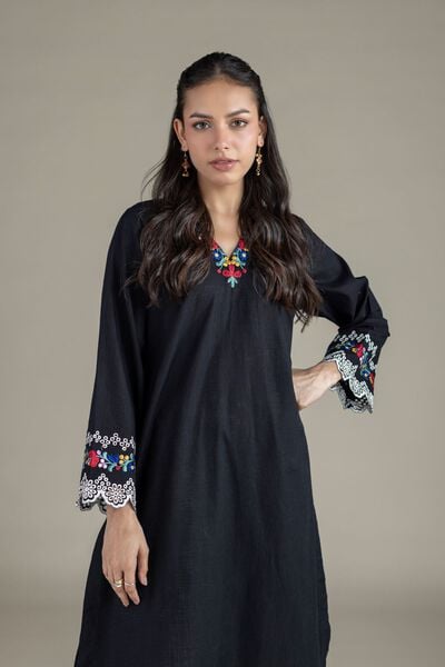 Embroidered | Heavy Textured Cotton | Kurta | AED 180.00