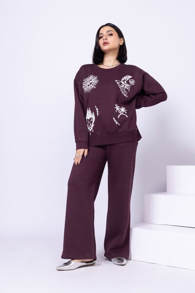 Embroidered | Cotton Polyester Fleece | Sweatshirt | AED 30.00