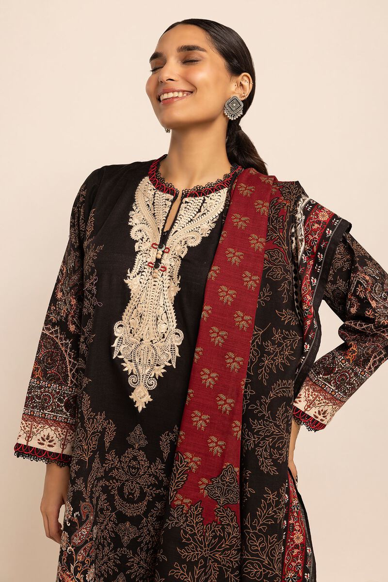 Embroidered | Light Khaddar | Fabrics 3 Piece | null