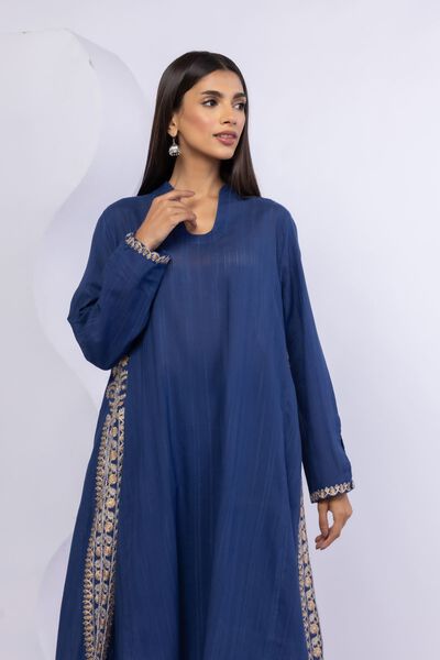 Embroidered | Leno | Kurta | AED 140.00