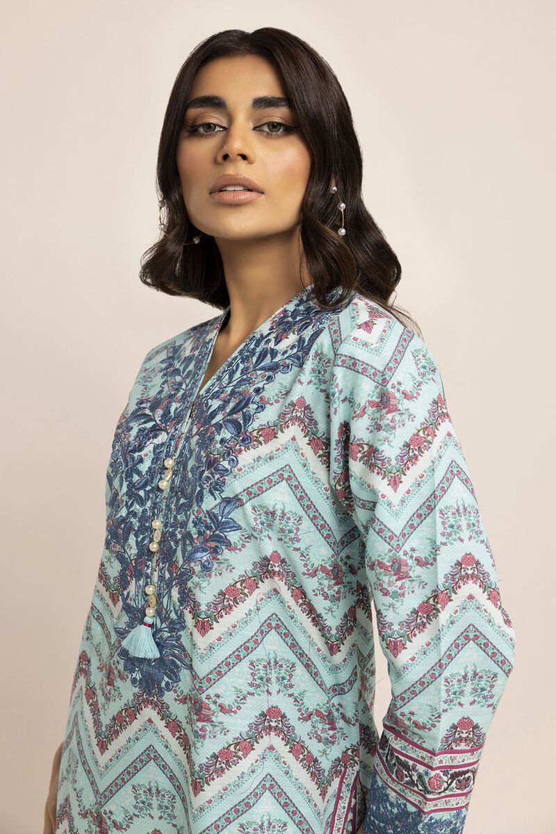 Slub Crosshatch | Embroidered | Fabrics 2 Piece | Top Bottoms | null