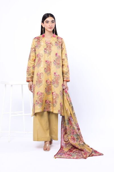 Printed | Jacquard | Fabrics 3 Piece | AED 180.00