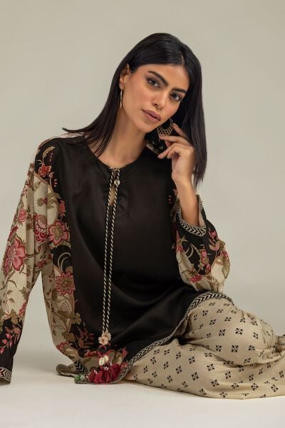 Printed | Raw Silk | Kurta | AED 180.00