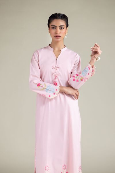 Embroidered | Textured Cotton | Kurta | AED 150.00