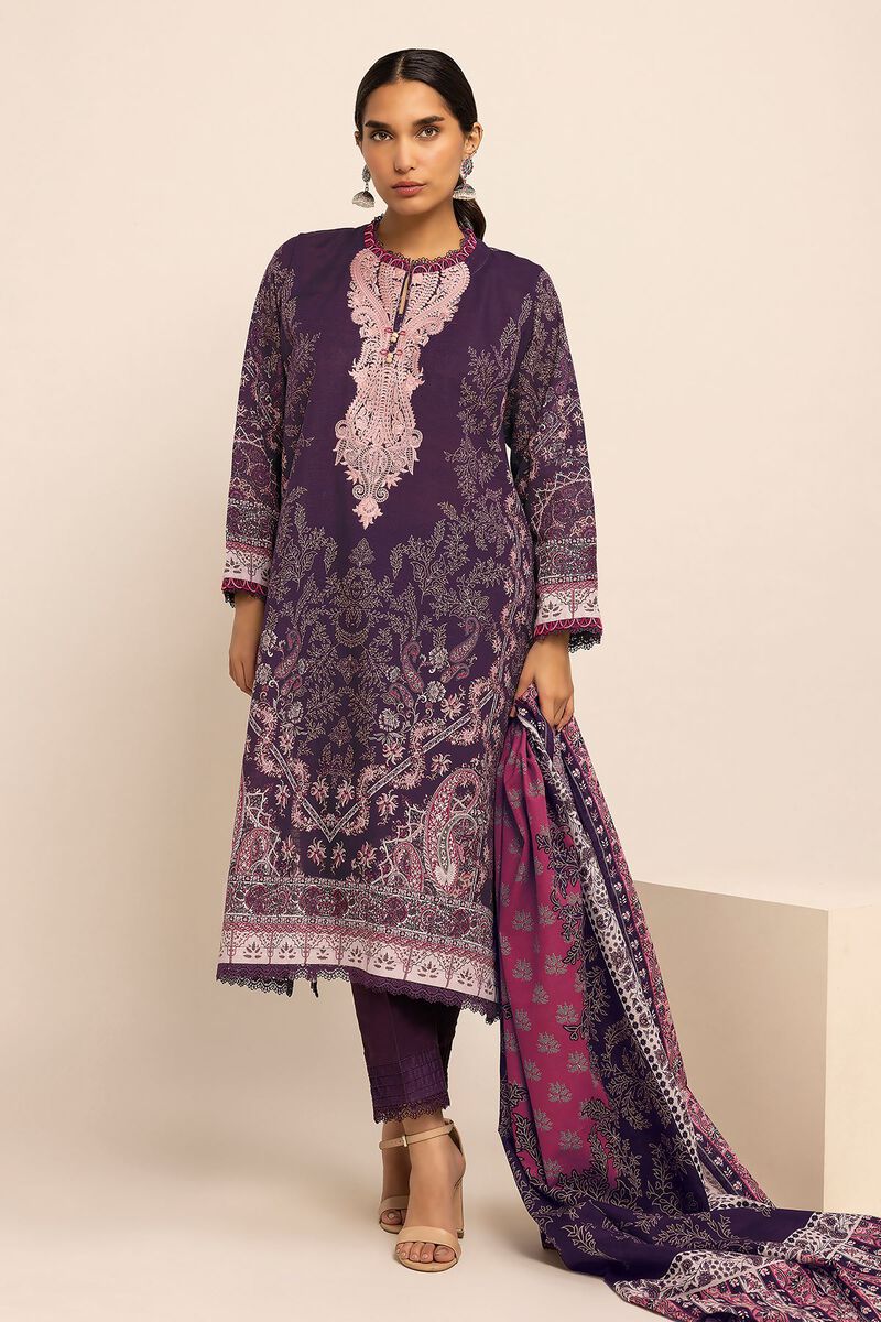 Embroidered | Light Khaddar | Fabrics 3 Piece | null