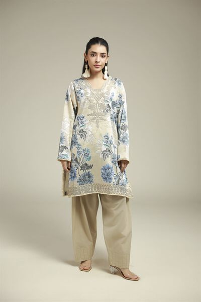 Printed | Satin | Fabrics 2 Piece | AED 150.00