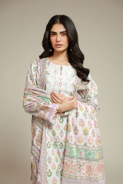 Embroidered | Textured Lawn | Fabrics 3 Piece | AED 180.00
