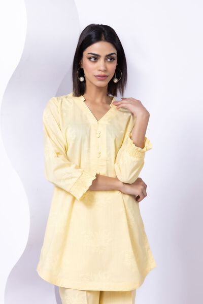 Printed | Crosshatch Poplin | Kurta | AED 120.00