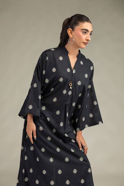Printed | Cambric | Cambric Longline Kurta | AED 180.00