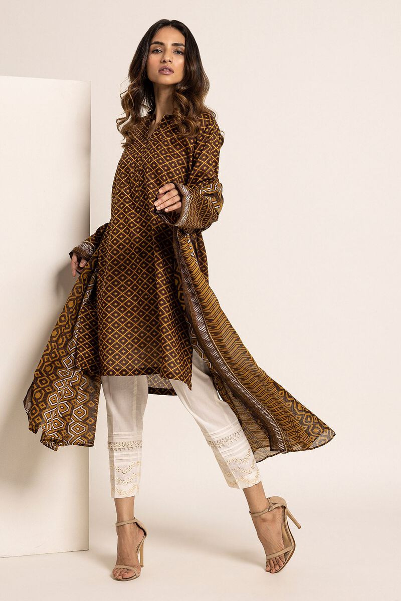 Lawn | Printed | Fabrics 2 Piece | Top Dupatta | null
