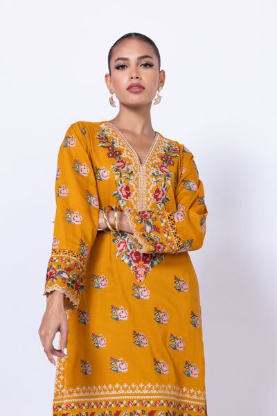 Embroidered | Cambric | Kurta | AED 78.00