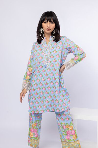 Embroidered | Crosshatch Raw Silk | Kurta | AED 80.00