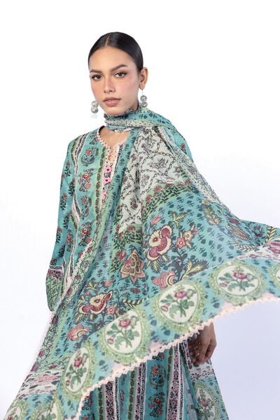 Printed | Broshia | Fabrics 3 Piece | AED 180.00