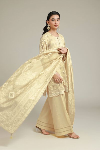 Embroidered | Cambric | Cambric 3-Piece Suit | AED 350.00