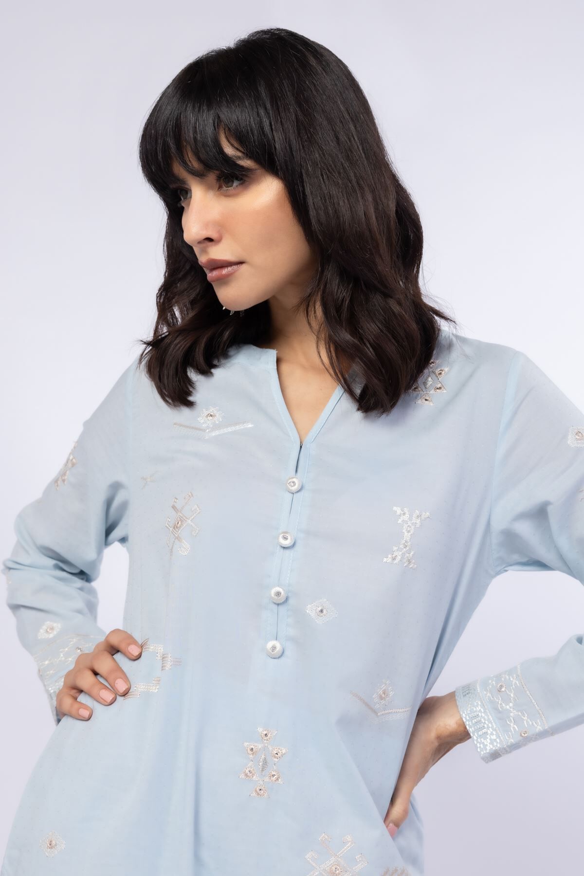 Buy Kurta | 0.0 N/A | 25-09-9S2-08TA-VG_MULTI | Khaadi United Arab