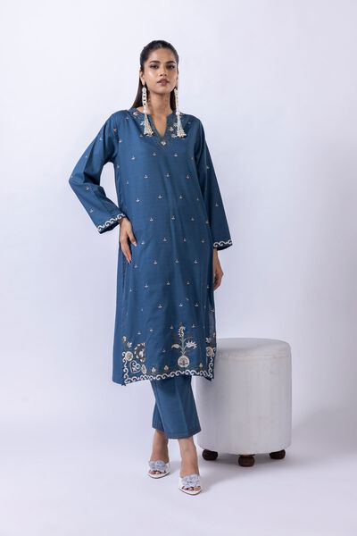 Embroidered | Cotton Dobby | Kurta | AED 70.00