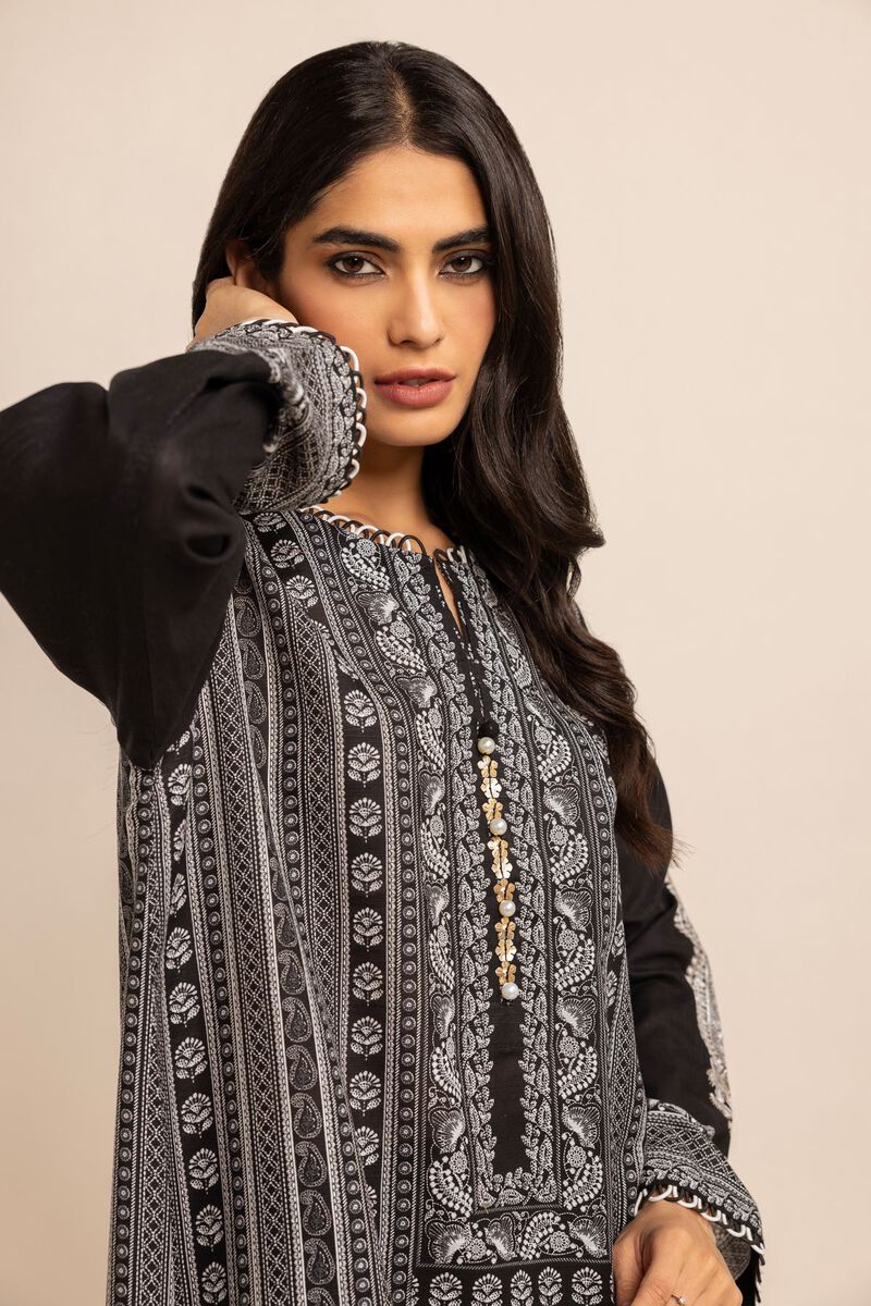 Light Khaddar | Embroidered | Fabrics 2 Piece | Top Bottoms | null