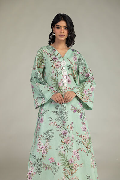 Embroidered | Cambric | Floral Cambric Kurta | AED 100.00