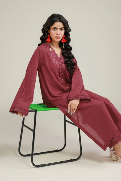 Embroidered | Dobby | Dobby Tailored Set | AED 200.00