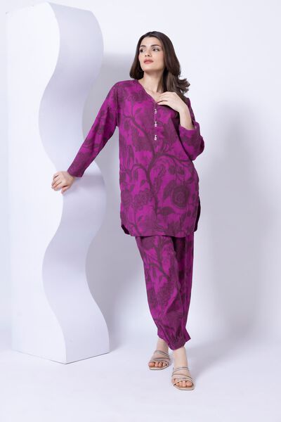 Printed | Ripple Crinkle | Kurta | AED 100.00