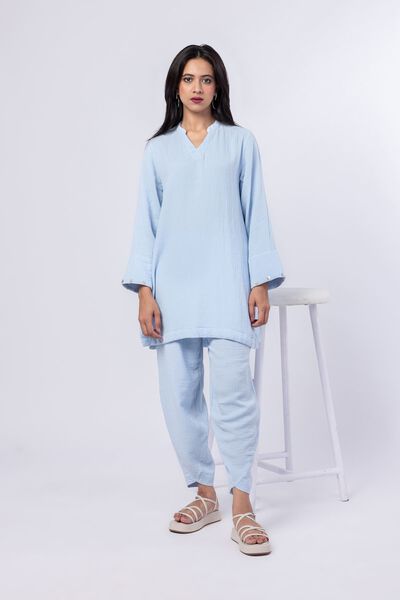 Dyed | Cheese Cloth | Kurta | AED 42.00