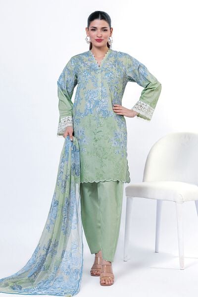 Embroidered | Cambric | Fabrics 3 Piece | AED 180.00