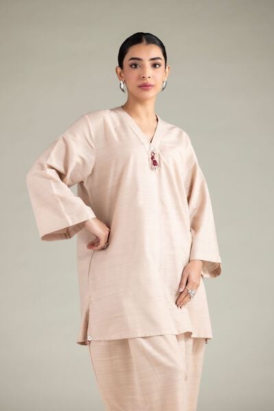 Dyed | Textured Cotton | Kurta | AED 150.00