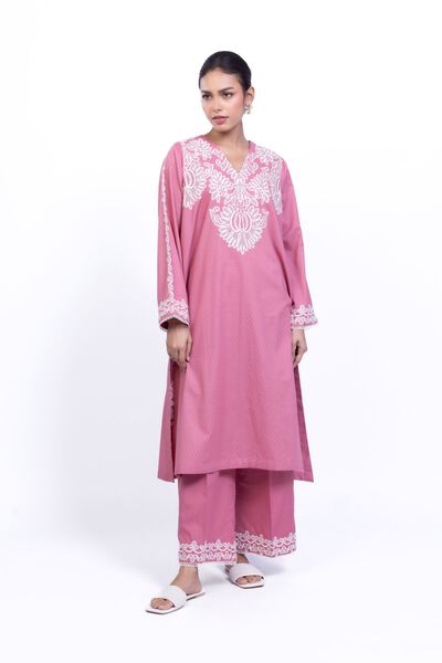 Embroidered | Cotton Dobby | Pants | AED 80.00