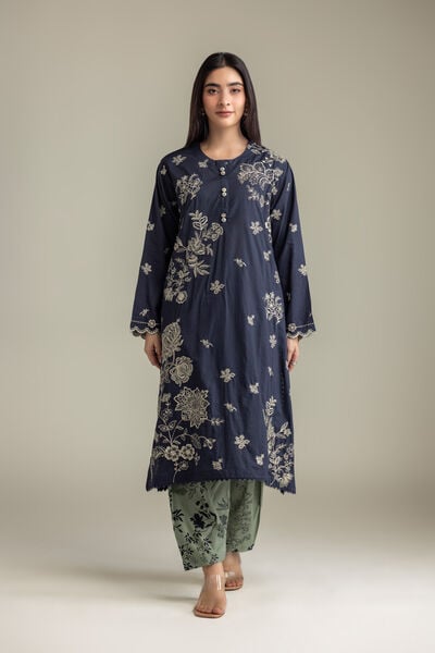 Embroidered | Cambric | Mint Floral Shalwar | AED 130.00