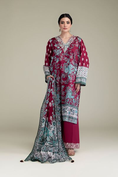 Embroidered | Lawn | Fabrics 3 Piece | AED 200.00