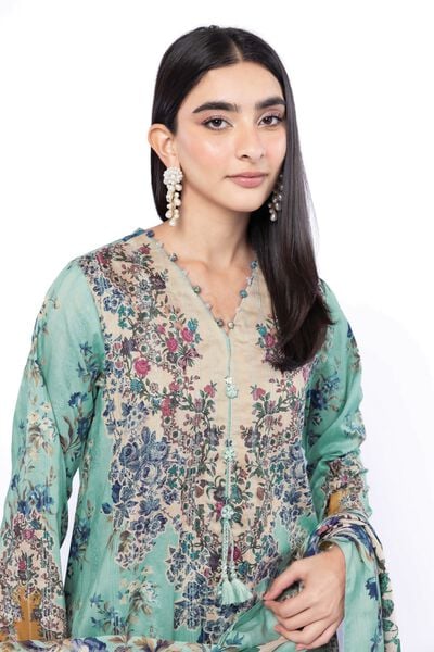 Printed | Jacquard | Fabrics 3 Piece | AED 180.00