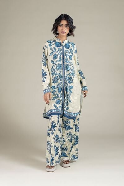 Printed | Raw Silk | Pants | AED 80.00