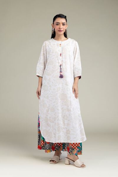Printed | Cotton Dobby | Cotton Floral Pants | AED 100.00