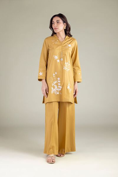 Embroidered | Cambric | Pants | AED 100.00