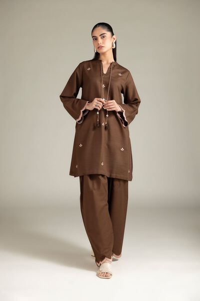 Embroidered | Textured Cotton | Shalwar | AED 130.00