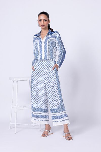 Printed | Viscose Crepe | Trousers | AED 24.00