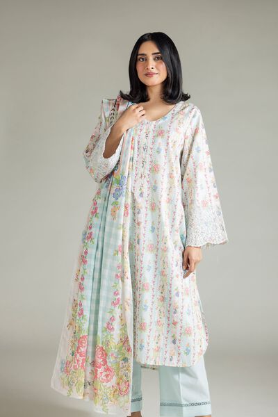 Embroidered | Textured Lawn | Tailored Lawn 3-Piece | AED 150.00