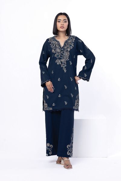 Embroidered | Crosshatch | Tailored 2 Piece | Top and Bottom | AED 180.00