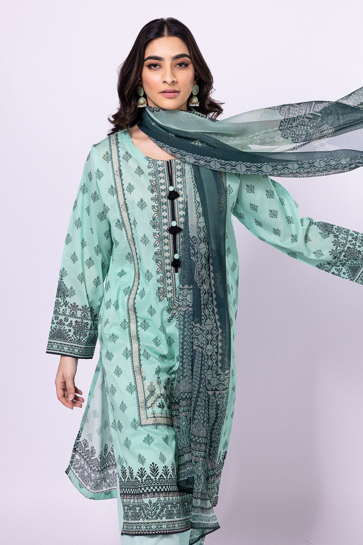 Khaadi 3 piece lawn 2019 new arrivals